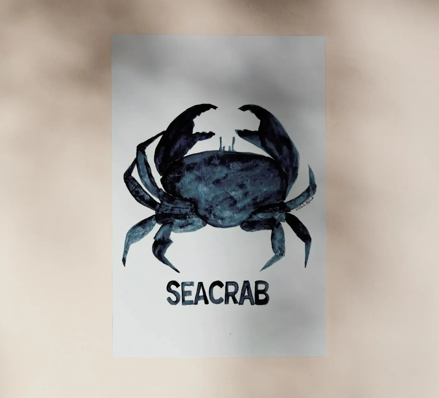 Seacrab pellicola backlit da Nathys_illustration