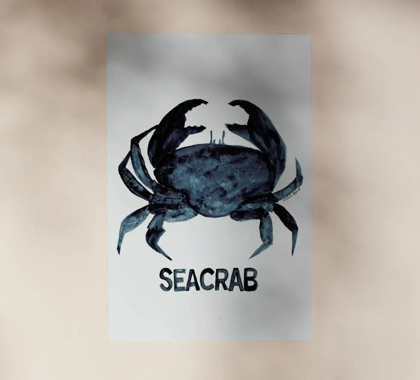 Seacrab backlit folie van Nathys_illustration