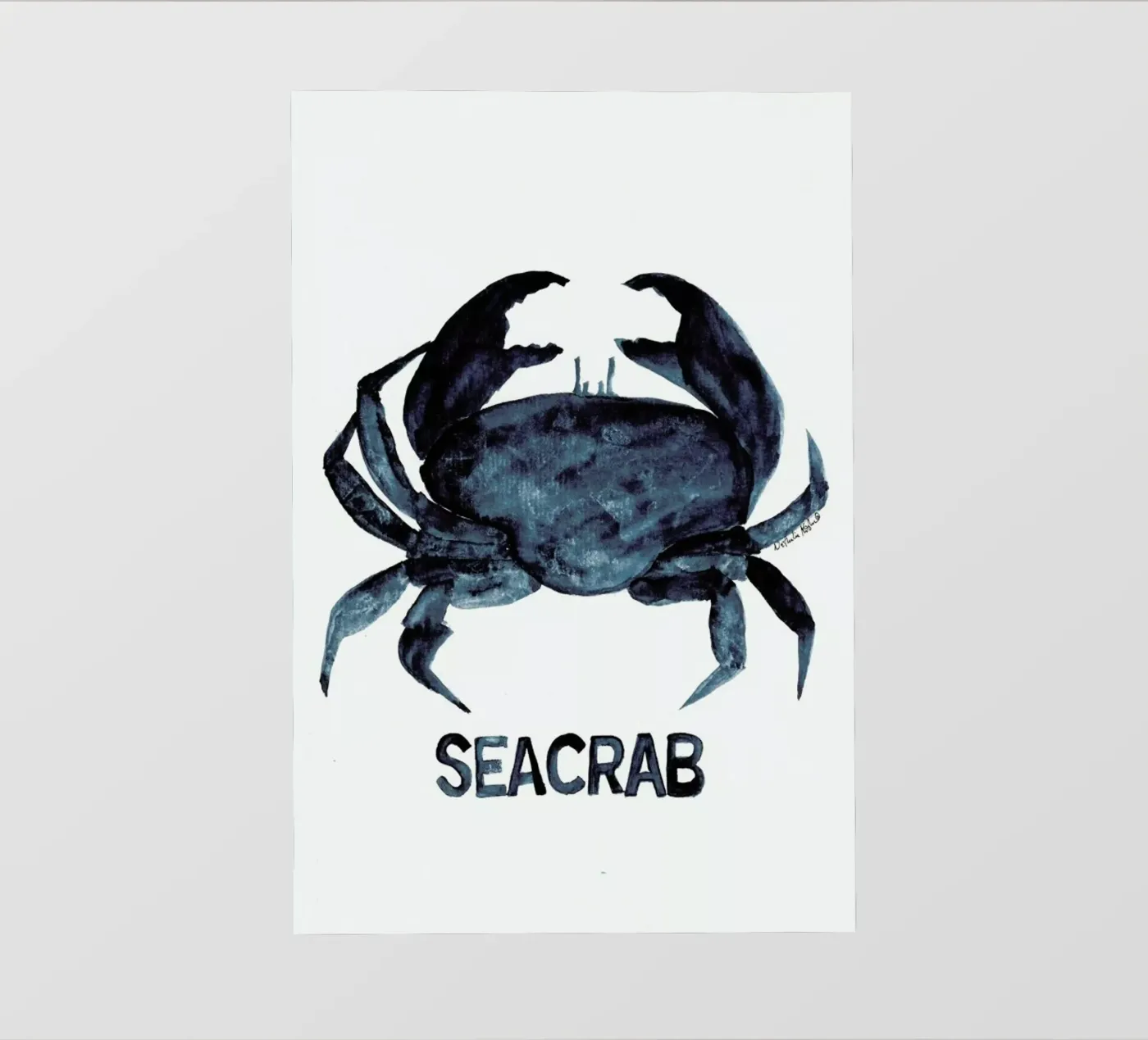 Seacrab backlit folie van Nathys_illustration