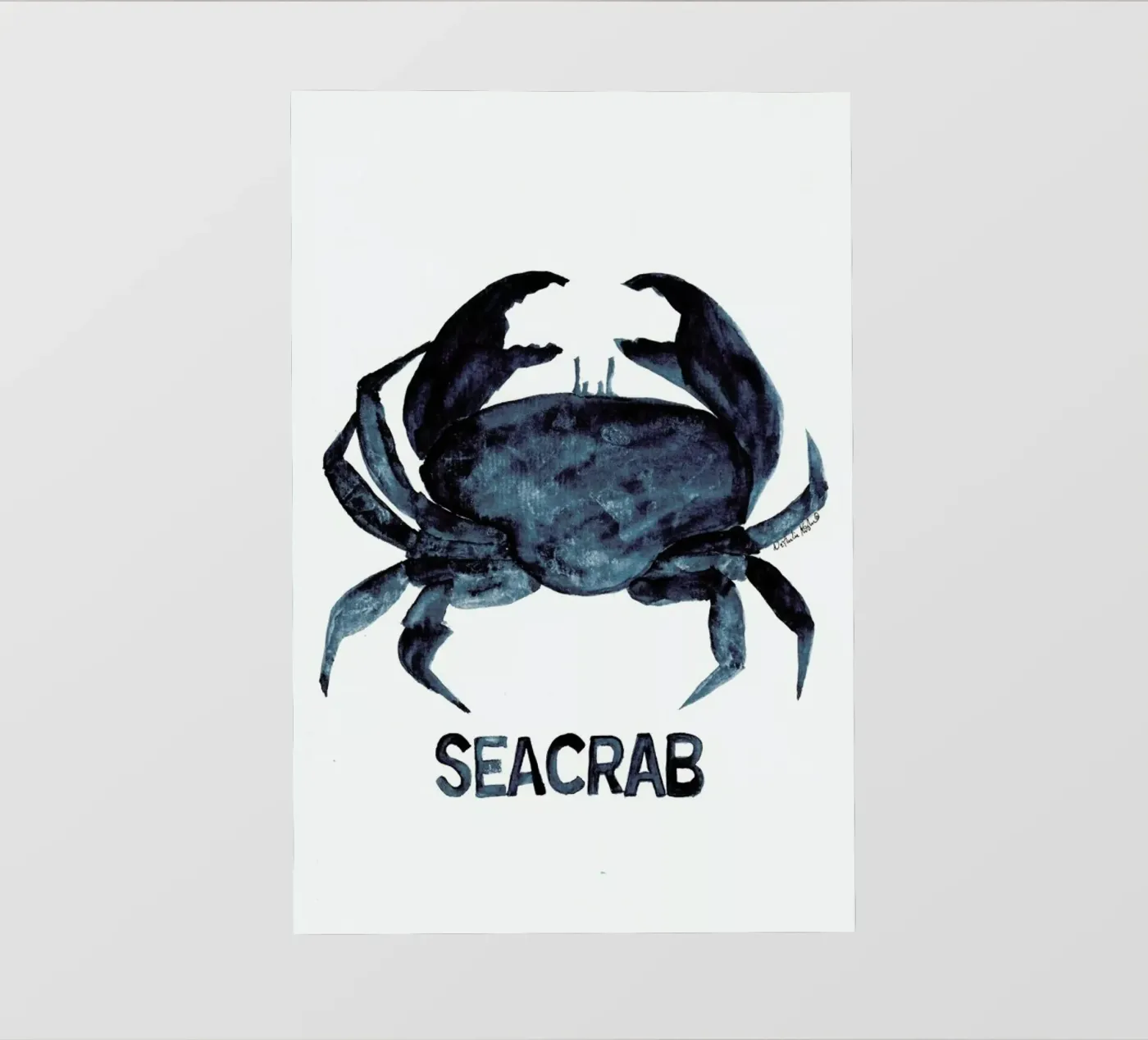 Seacrab pellicola backlit da Nathys_illustration