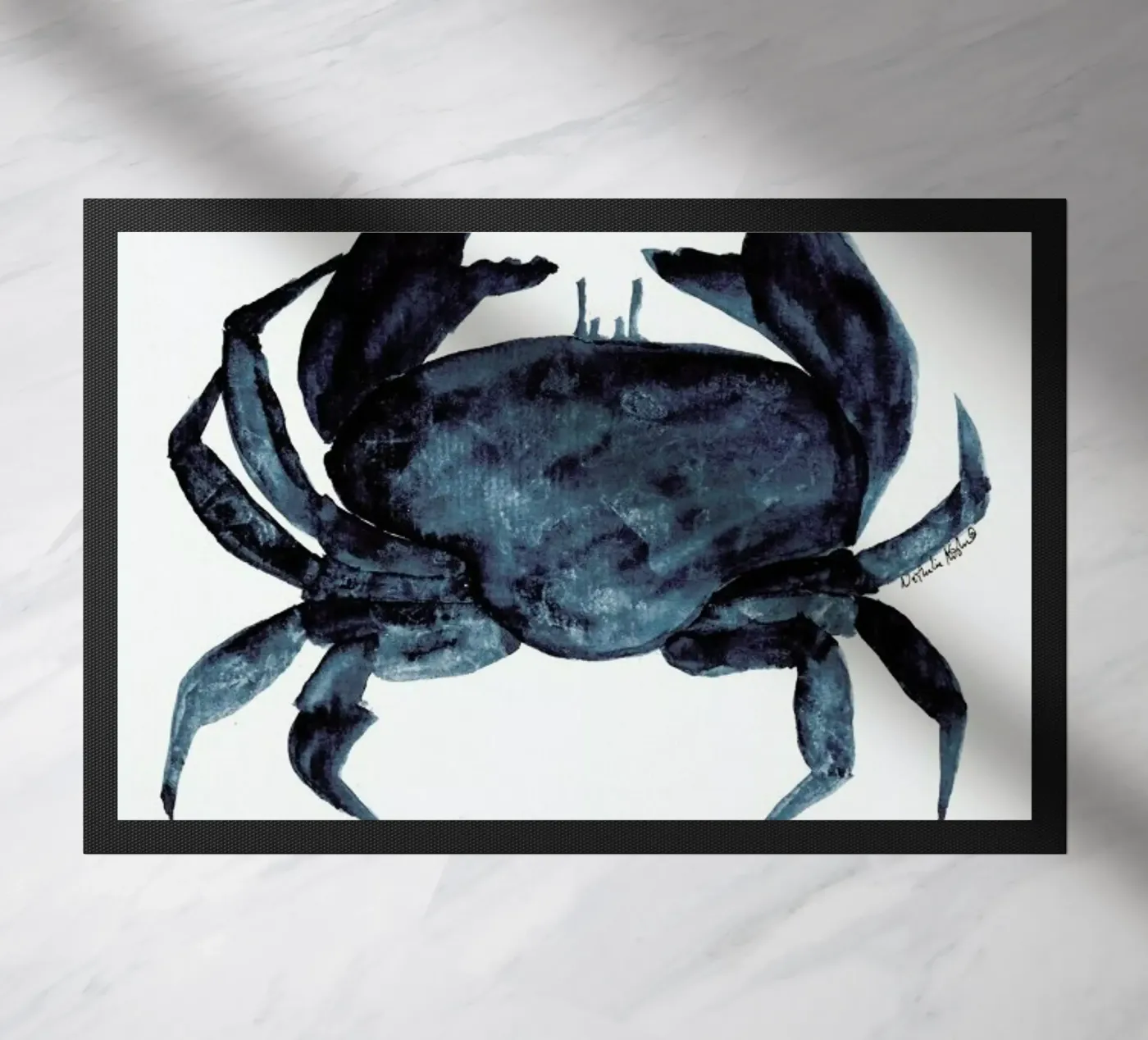 Seacrab deurmat van Nathys_illustration