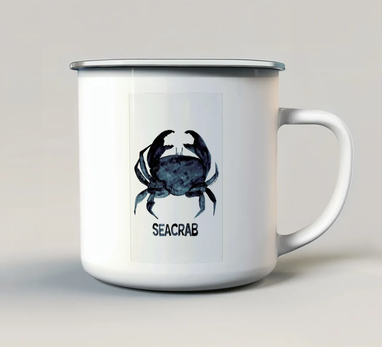Seacrab tazza in smalto da Nathys_illustration