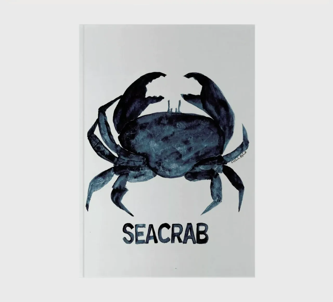 Seacrab notebook by Nathys_illustration