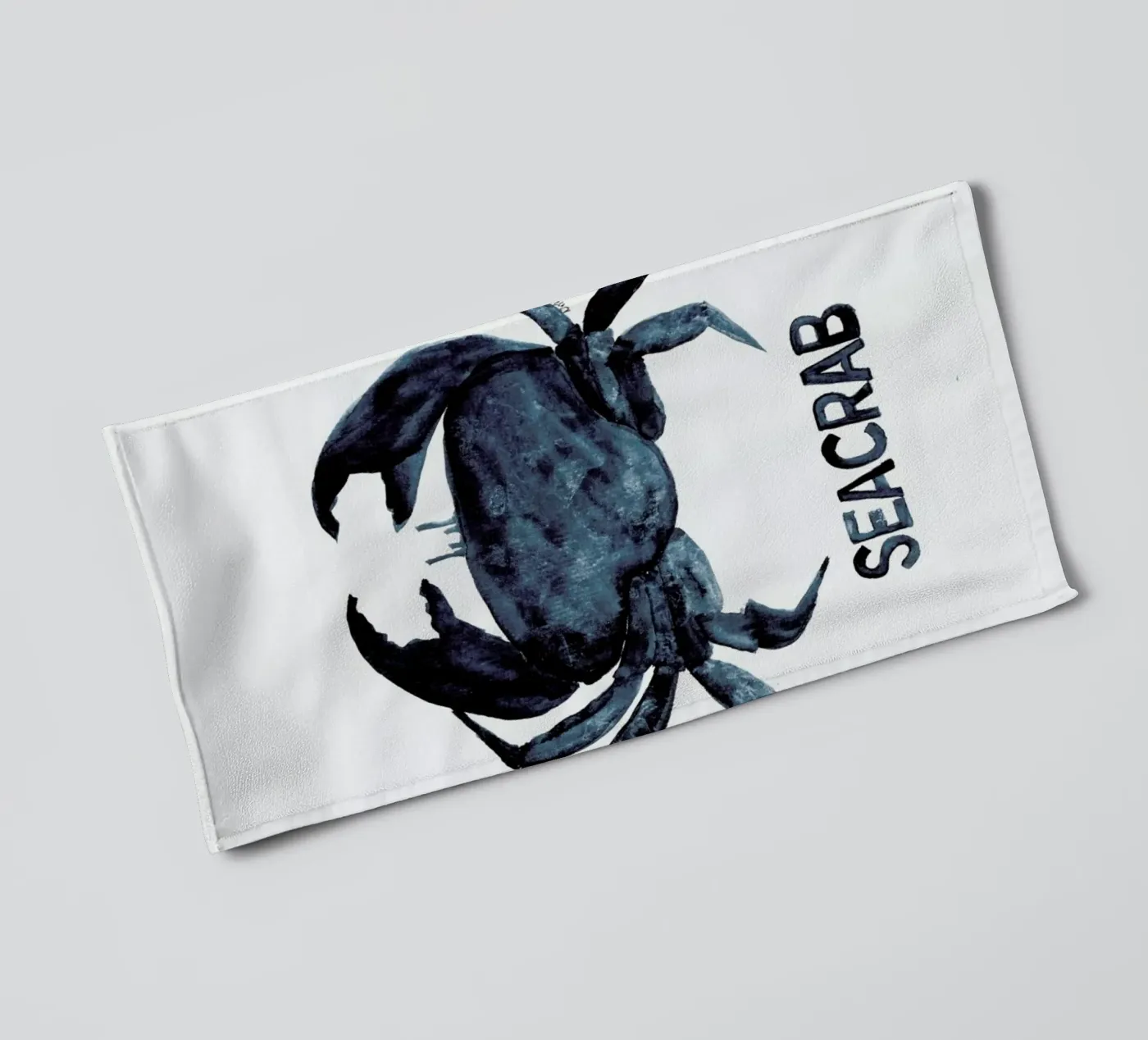 Seacrab towel by Nathys_illustration