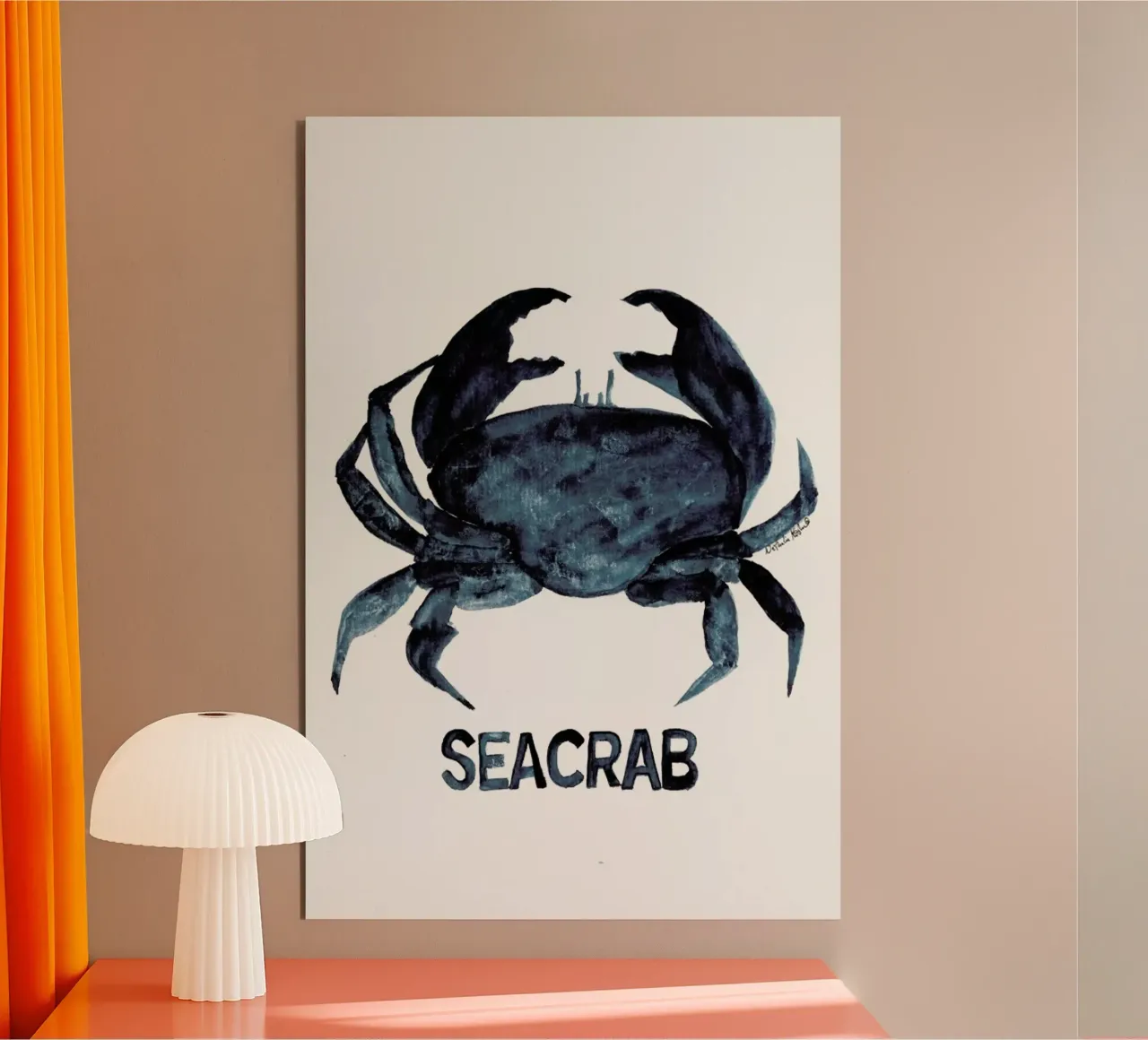Seacrab alluminio dibond da Nathys_illustration