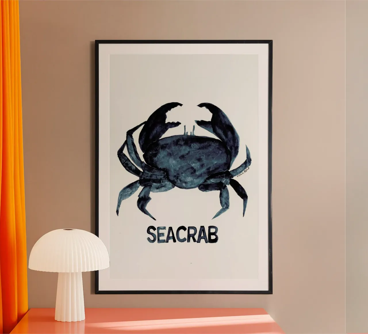 Seacrab poster da Nathys_illustration