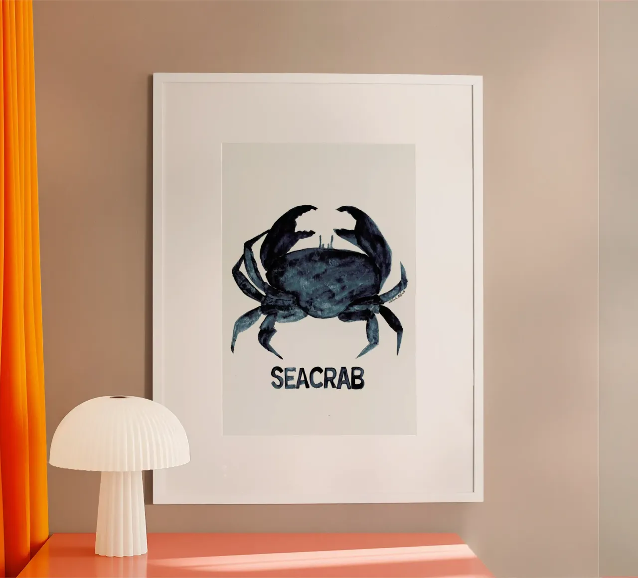 Seacrab poster da Nathys_illustration