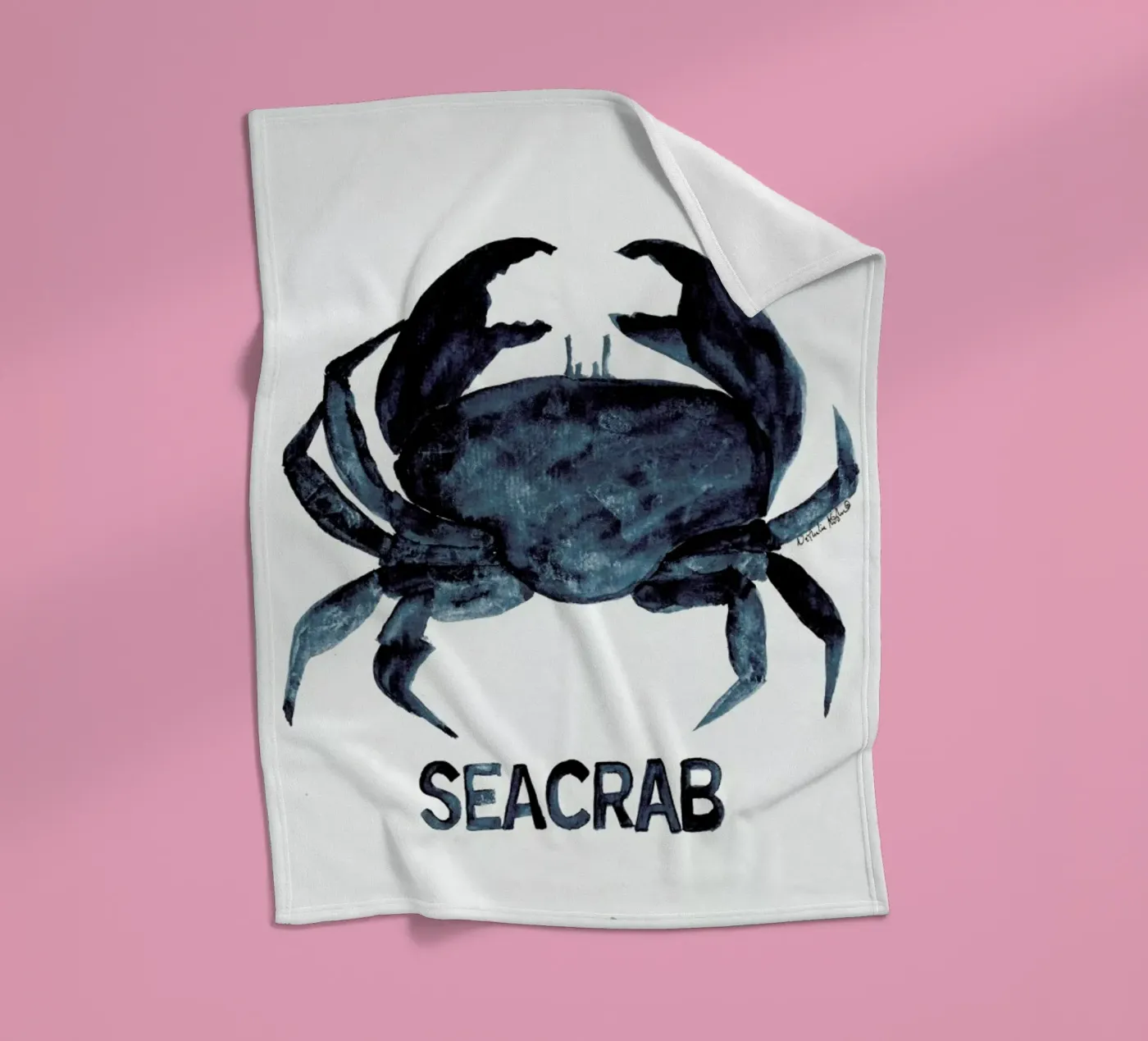 Seacrab Fleecedecke von Nathys_illustration
