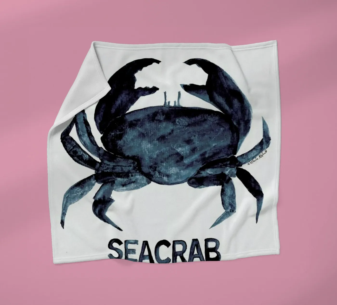 Seacrab Fleecedecke von Nathys_illustration