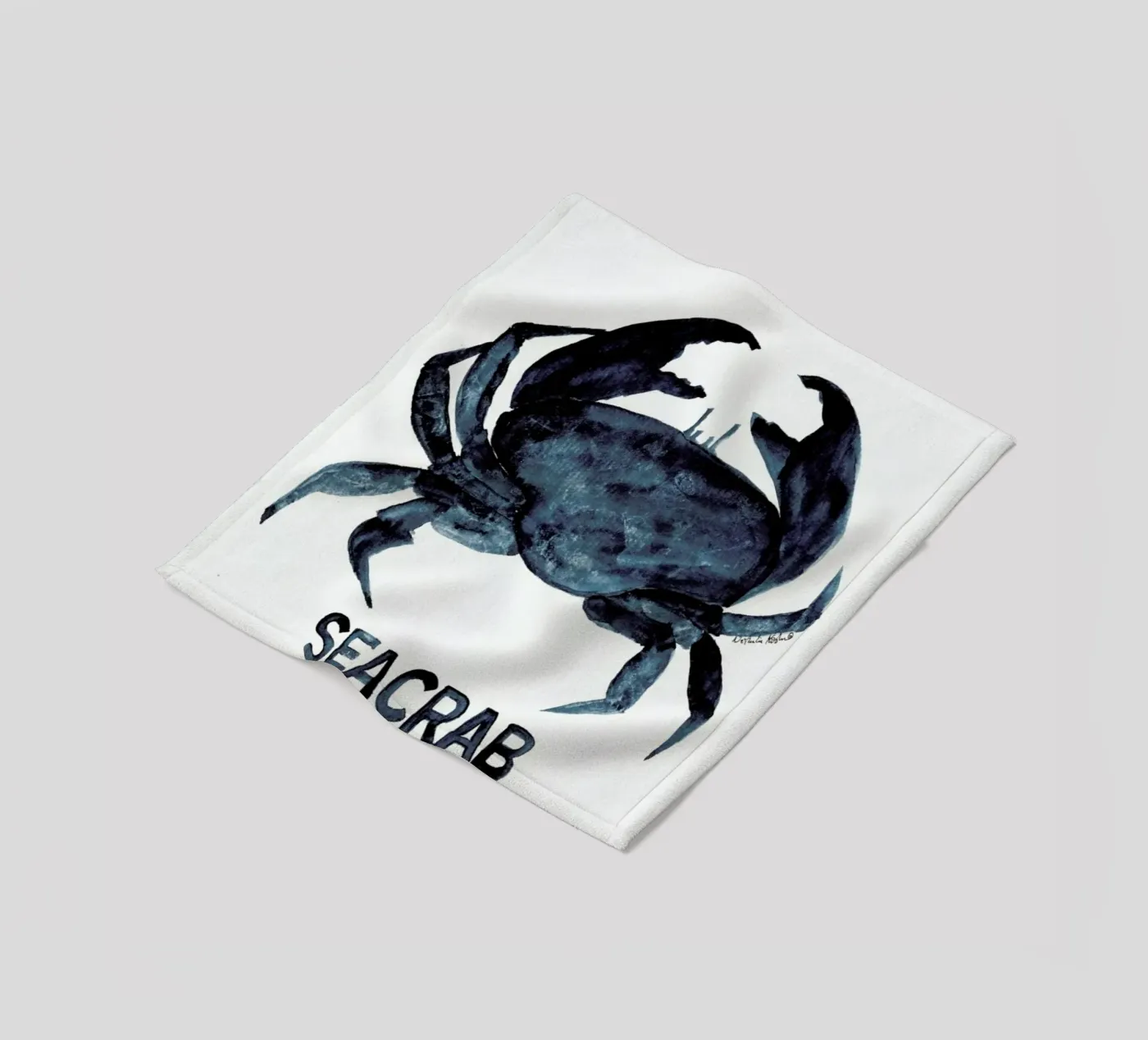 Seacrab Fleecedecke von Nathys_illustration