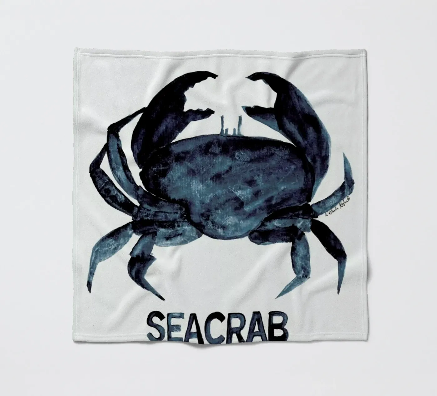 Seacrab Fleecedecke von Nathys_illustration