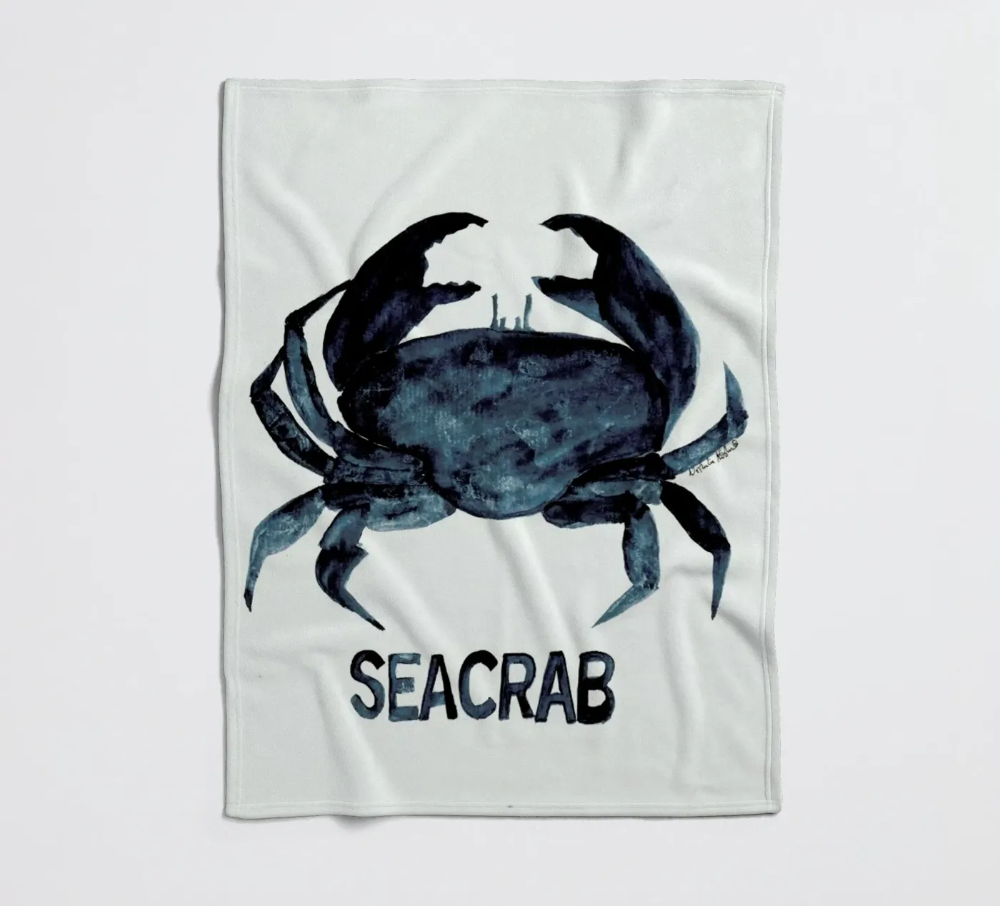 Seacrab Fleecedecke von Nathys_illustration