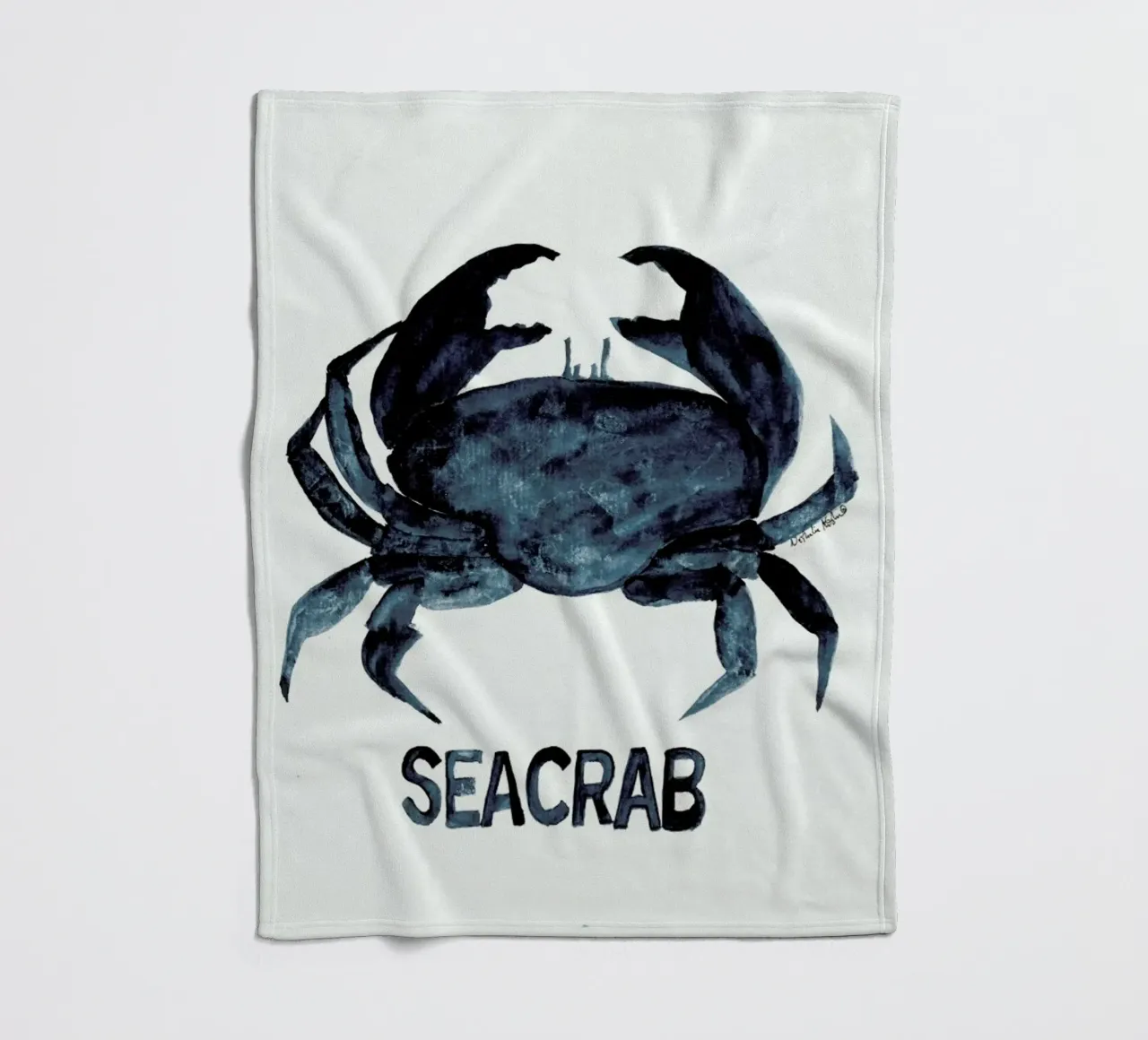 Seacrab Fleecedecke von Nathys_illustration