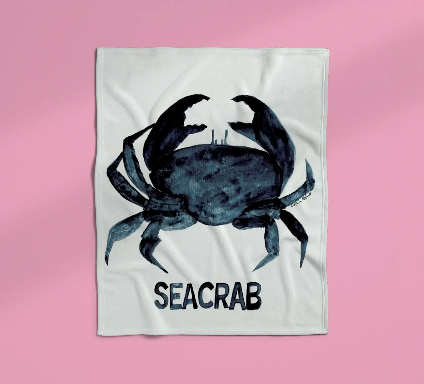 Seacrab Fleecedecke von Nathys_illustration