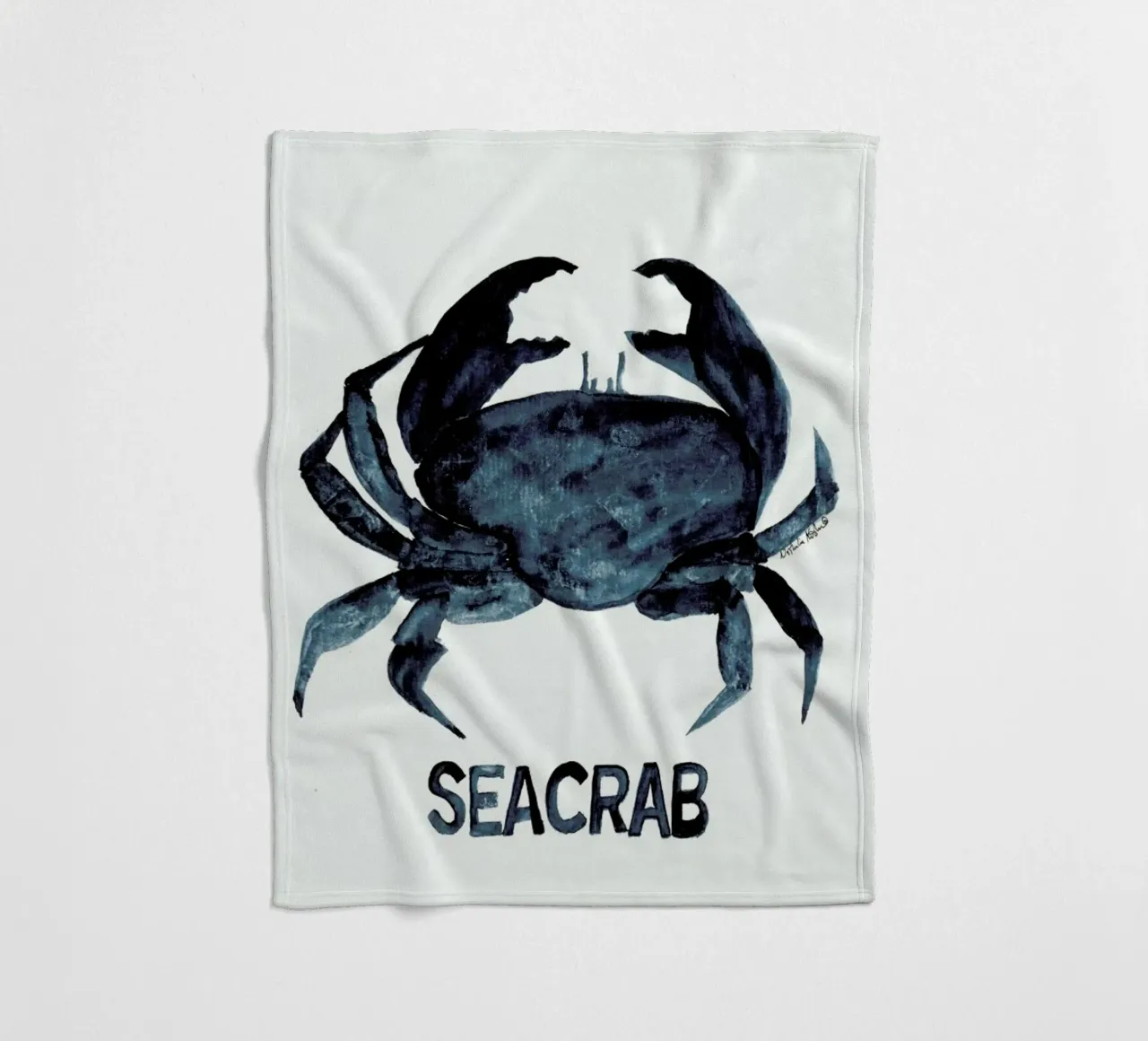 Seacrab Fleecedecke von Nathys_illustration