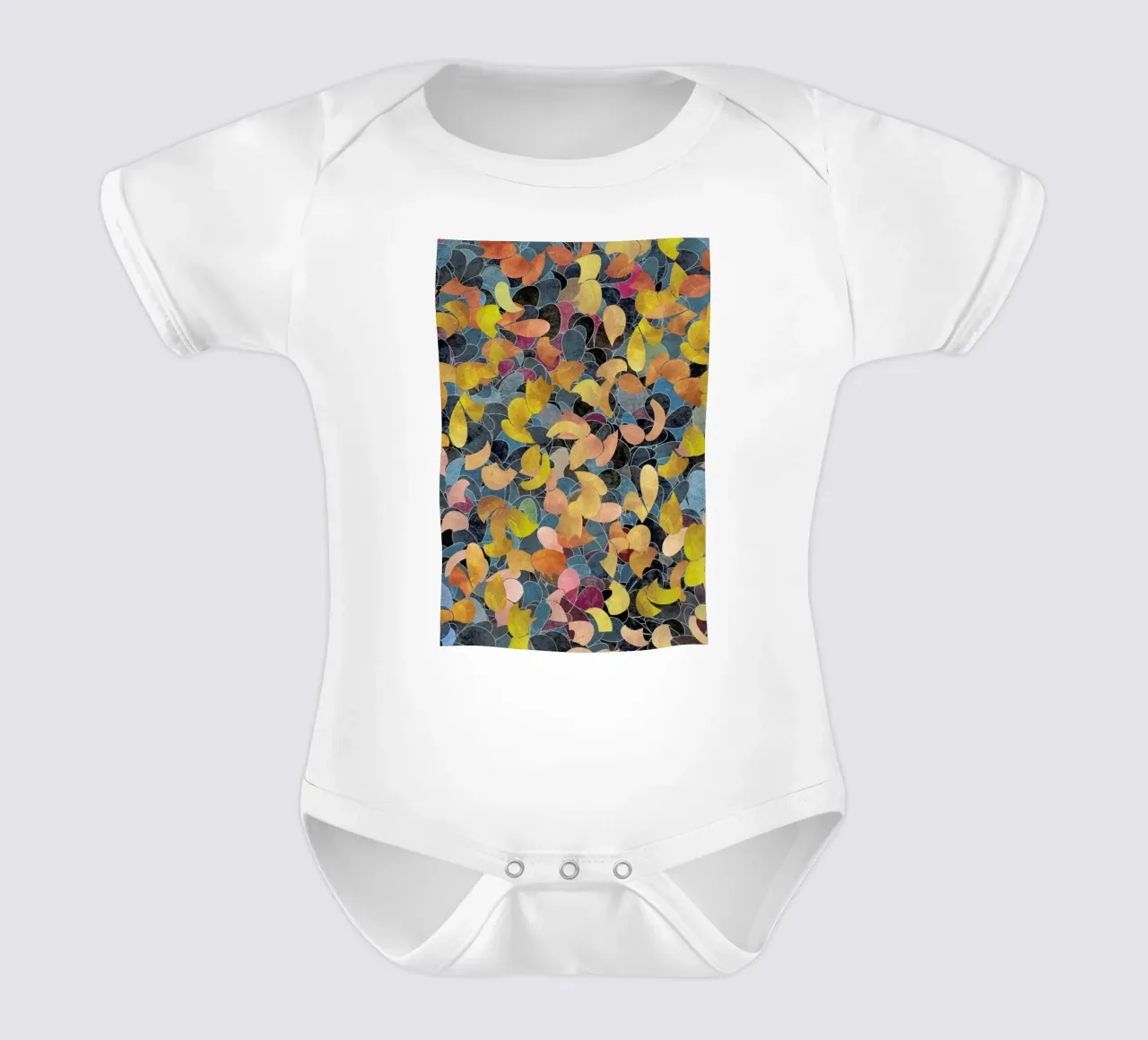 A Shiny Path 1 short-sleeve baby romper by Angelo Cerantola