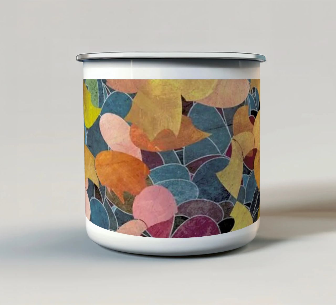 A Shiny Path 1 mug en émail de Angelo Cerantola