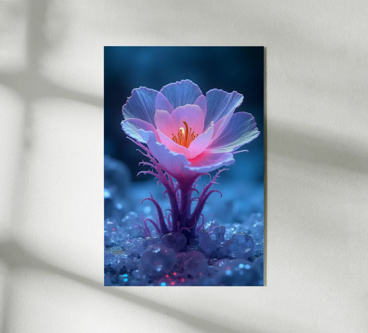 Frozen Anemone Acryl-Glas von Hai Maivory