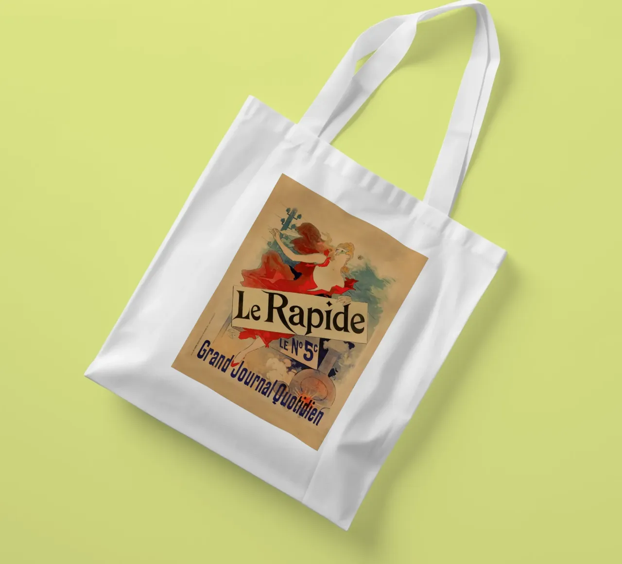 Le Rapide le n5, Nice, 1836 tote bag by Artokoloro Quint Lox Ltd