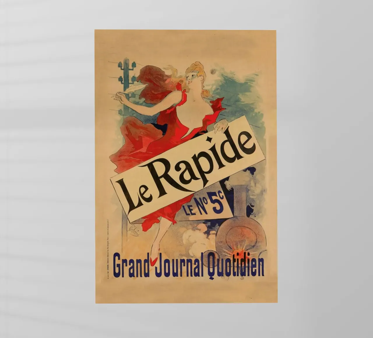 Le Rapide le n5, Nice, 1836 pellicola backlit da Artokoloro Quint Lox Ltd