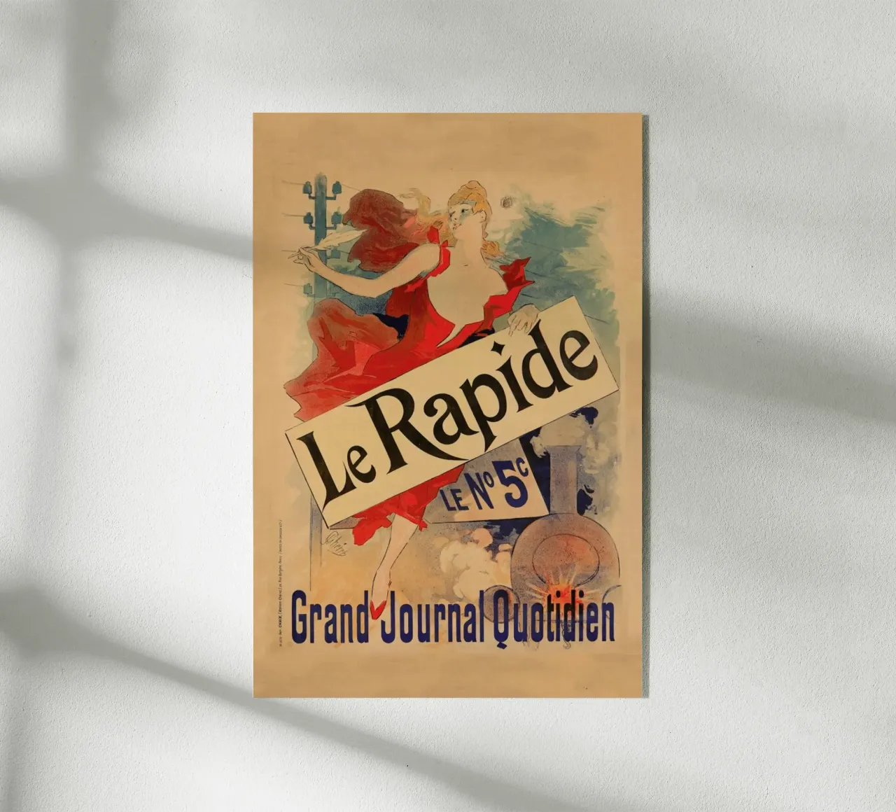 Le Rapide le n5, Nice, 1836 plexiglass da Artokoloro Quint Lox Ltd