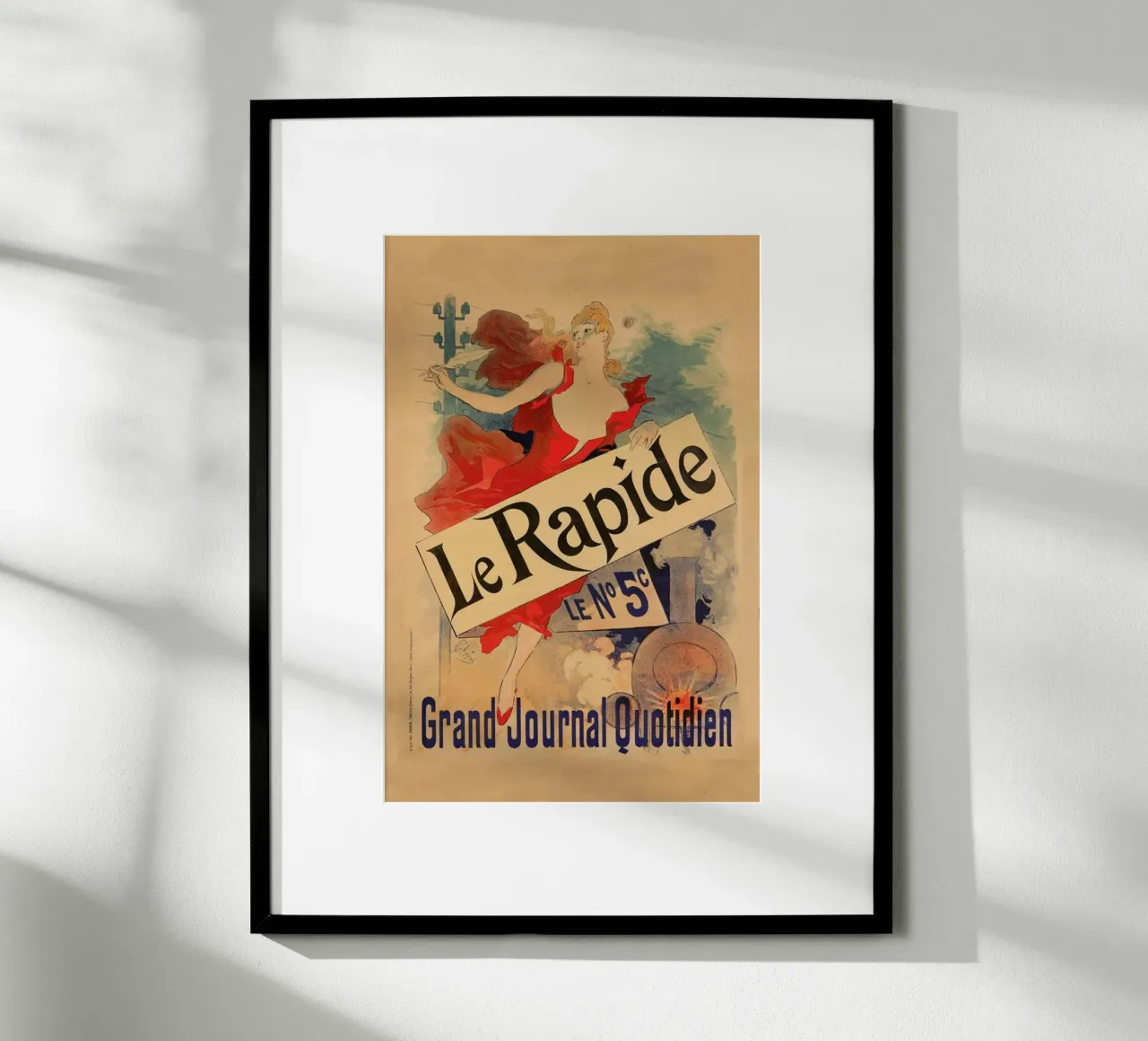 Le Rapide le n5, Nice, 1836 carta hahnemühle da Artokoloro Quint Lox Ltd