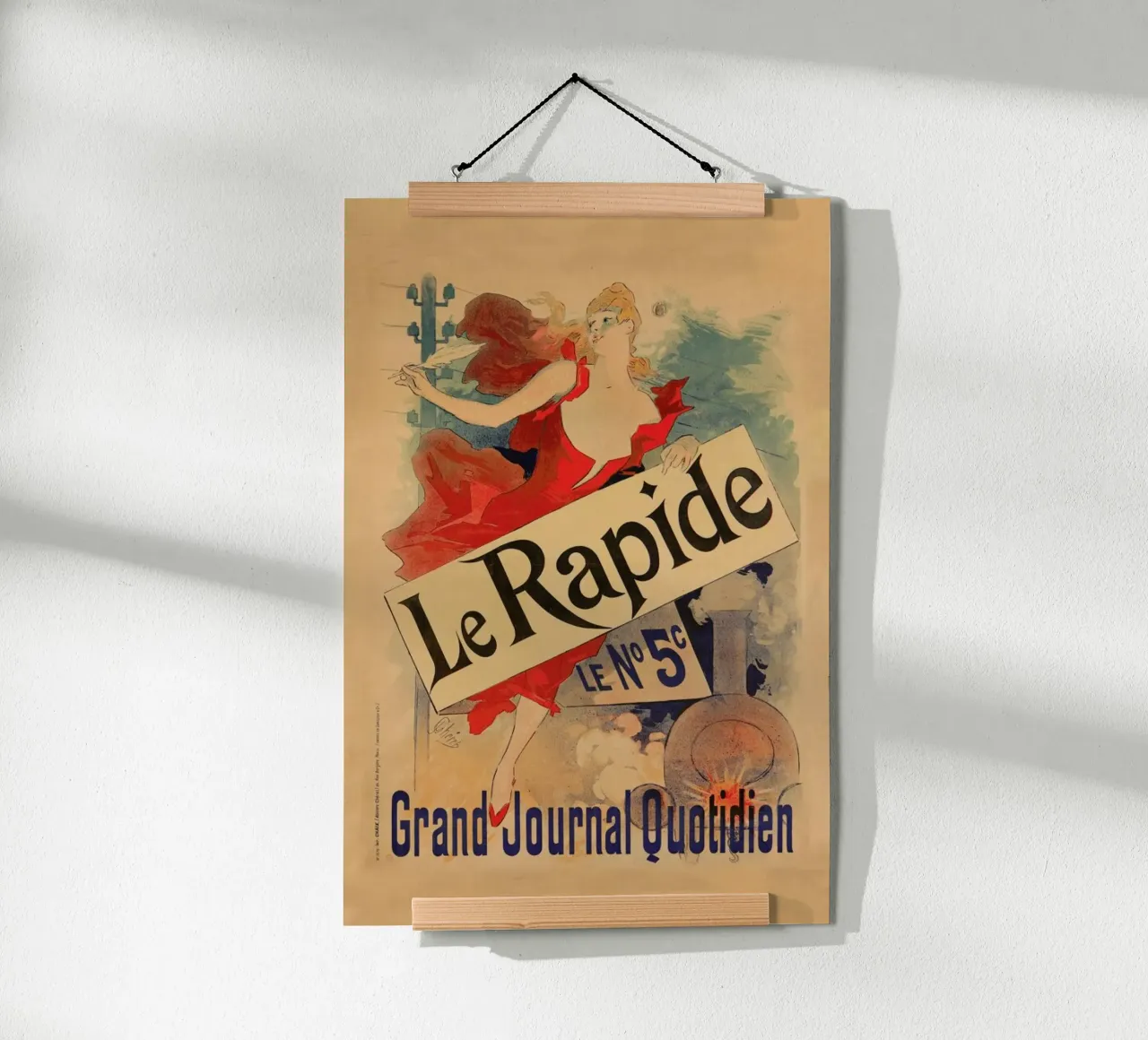 Le Rapide le n5, Nice, 1836 carta hahnemühle da Artokoloro Quint Lox Ltd