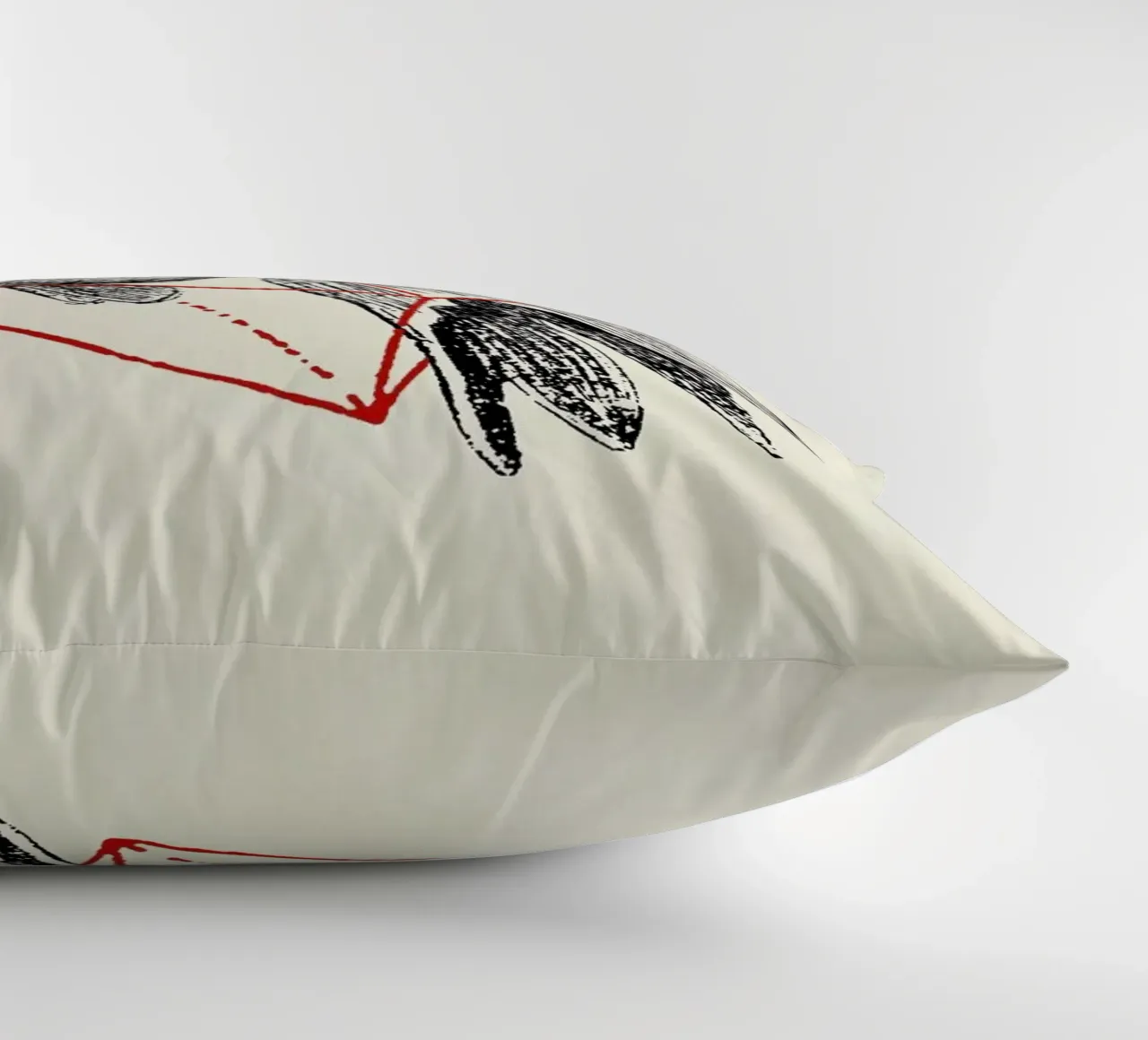 Fish in Geometrics III cuscino da Florent Bodart