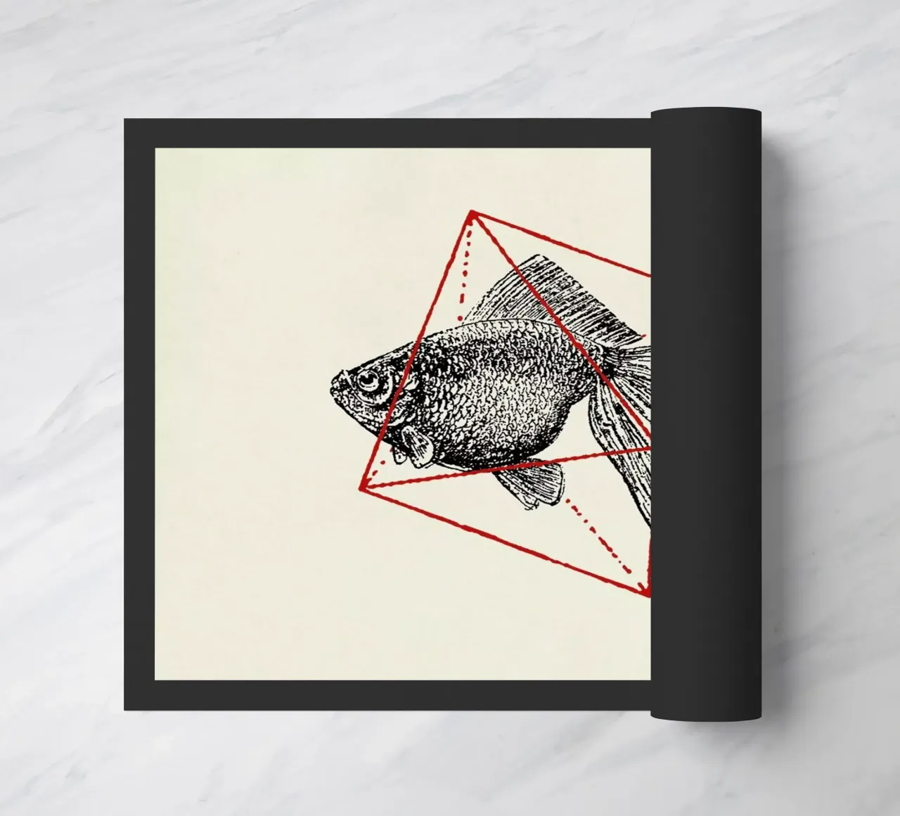 Fish in Geometrics III zerbino da Florent Bodart
