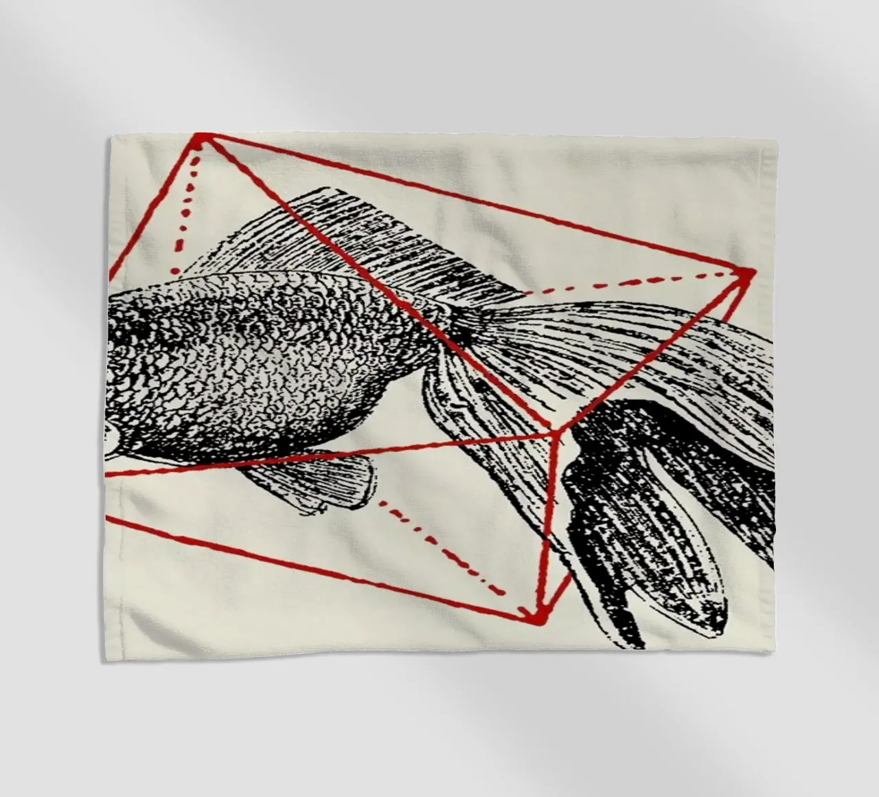 Fish in Geometrics III telo mare da Florent Bodart
