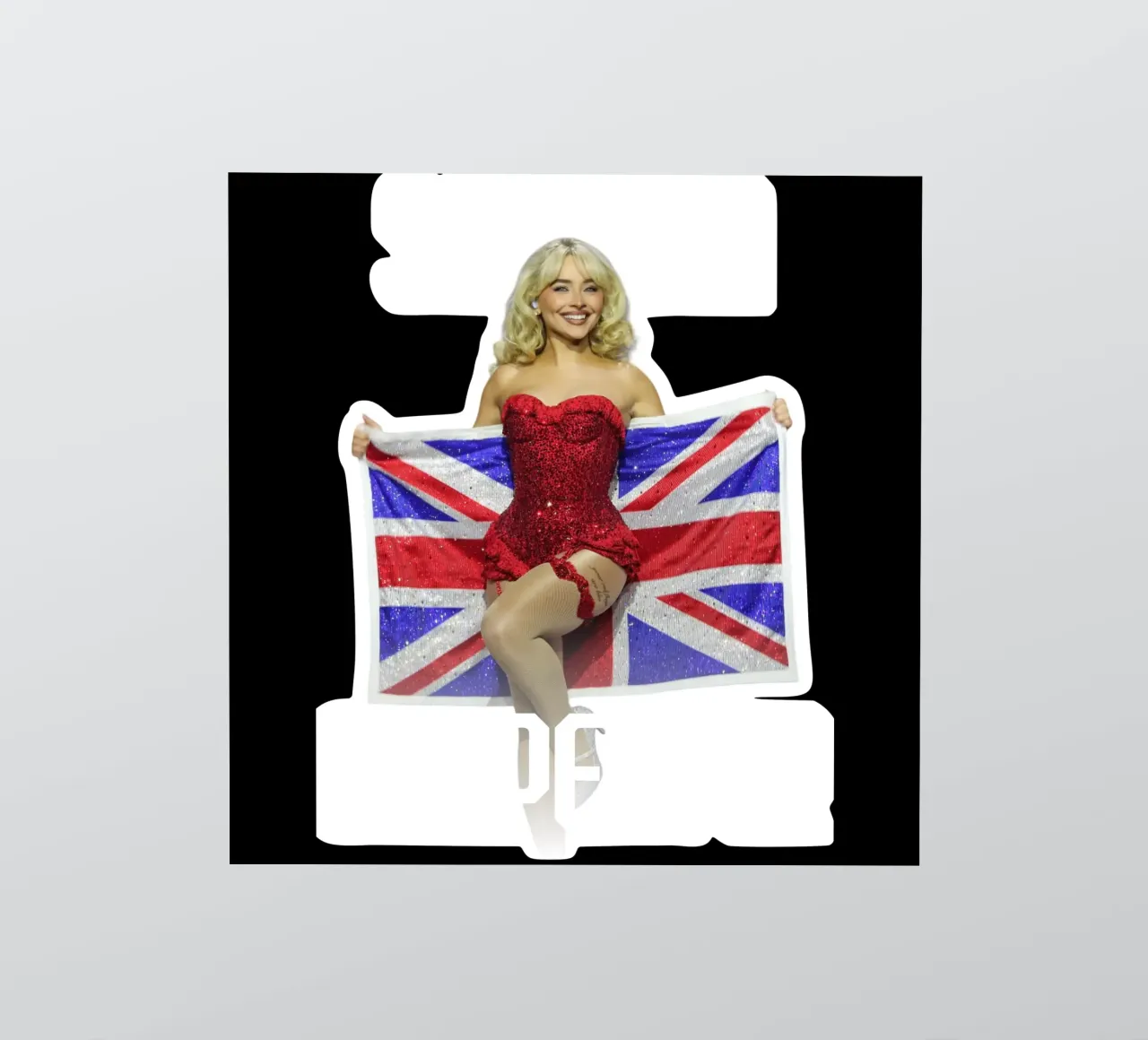 Sabrina Carpenter - On My Way pegatina de Deepness