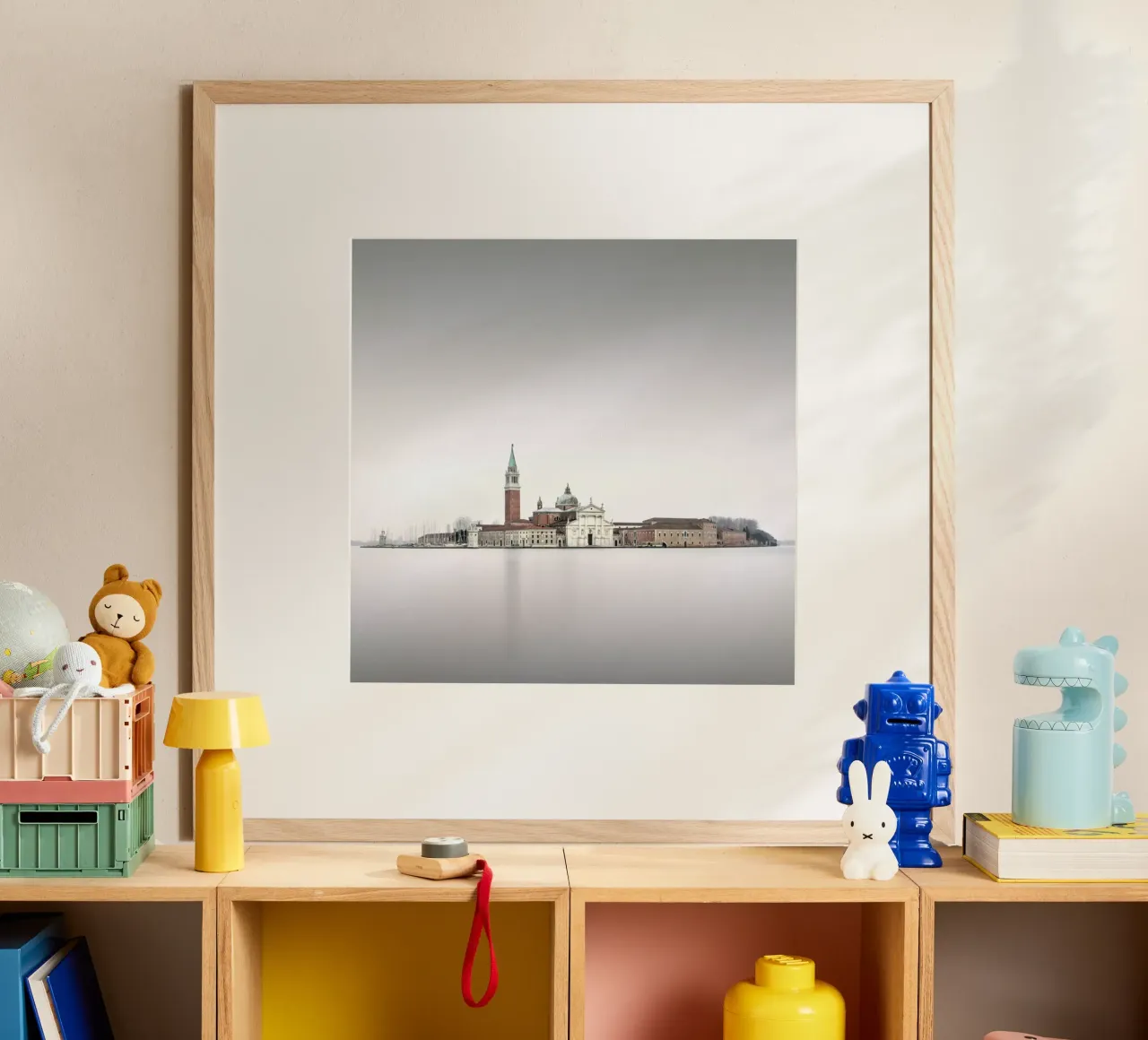 Venezia - San Giorgio Maggiore poster con telaio in legno da Håggard Photography | Ronny Behnert