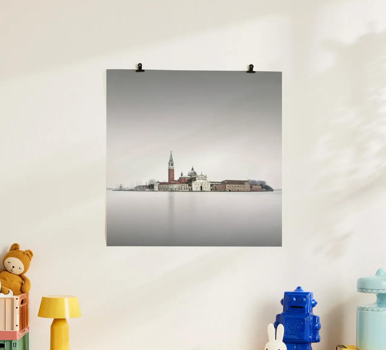 Venezia - San Giorgio Maggiore poster con telaio in legno da Håggard Photography | Ronny Behnert