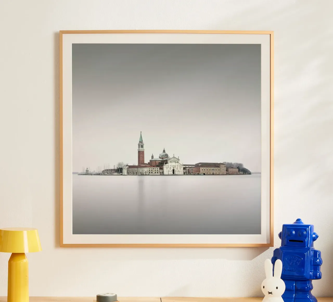 Venezia - San Giorgio Maggiore poster con telaio in legno da Håggard Photography | Ronny Behnert