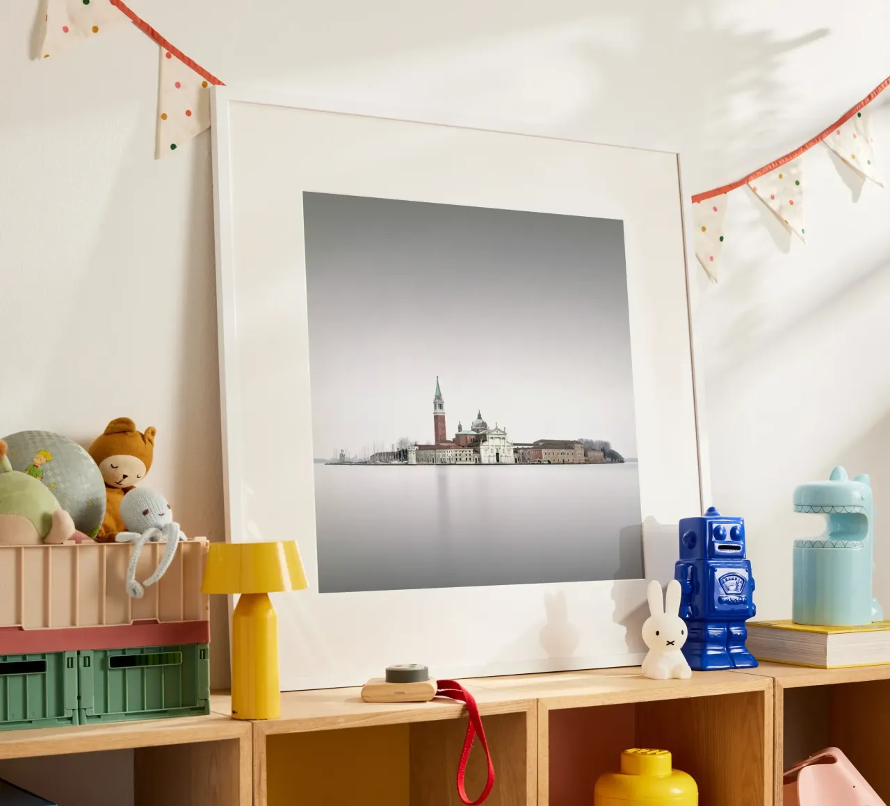 Venezia - San Giorgio Maggiore poster con telaio in legno da Håggard Photography | Ronny Behnert