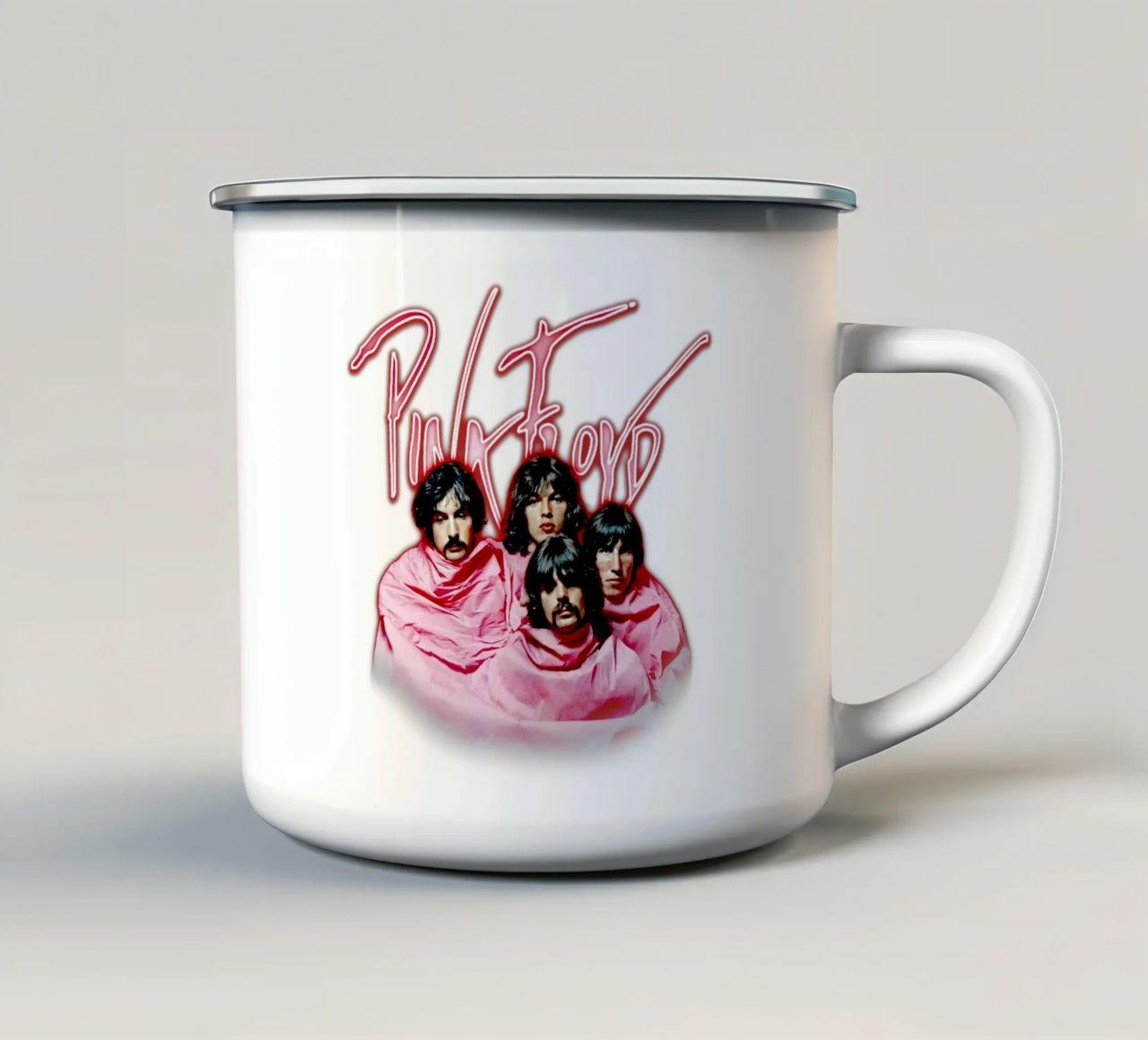 Pink Floyd Tutti i membri tazza in smalto da Sigrid Rauuy
