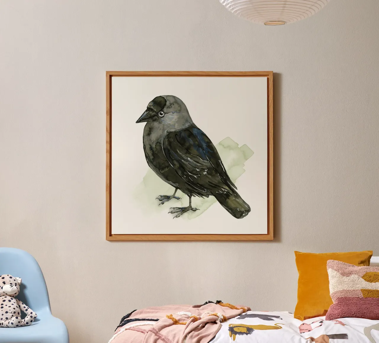 Cute jackdaw forex plate by BwiseLizzy