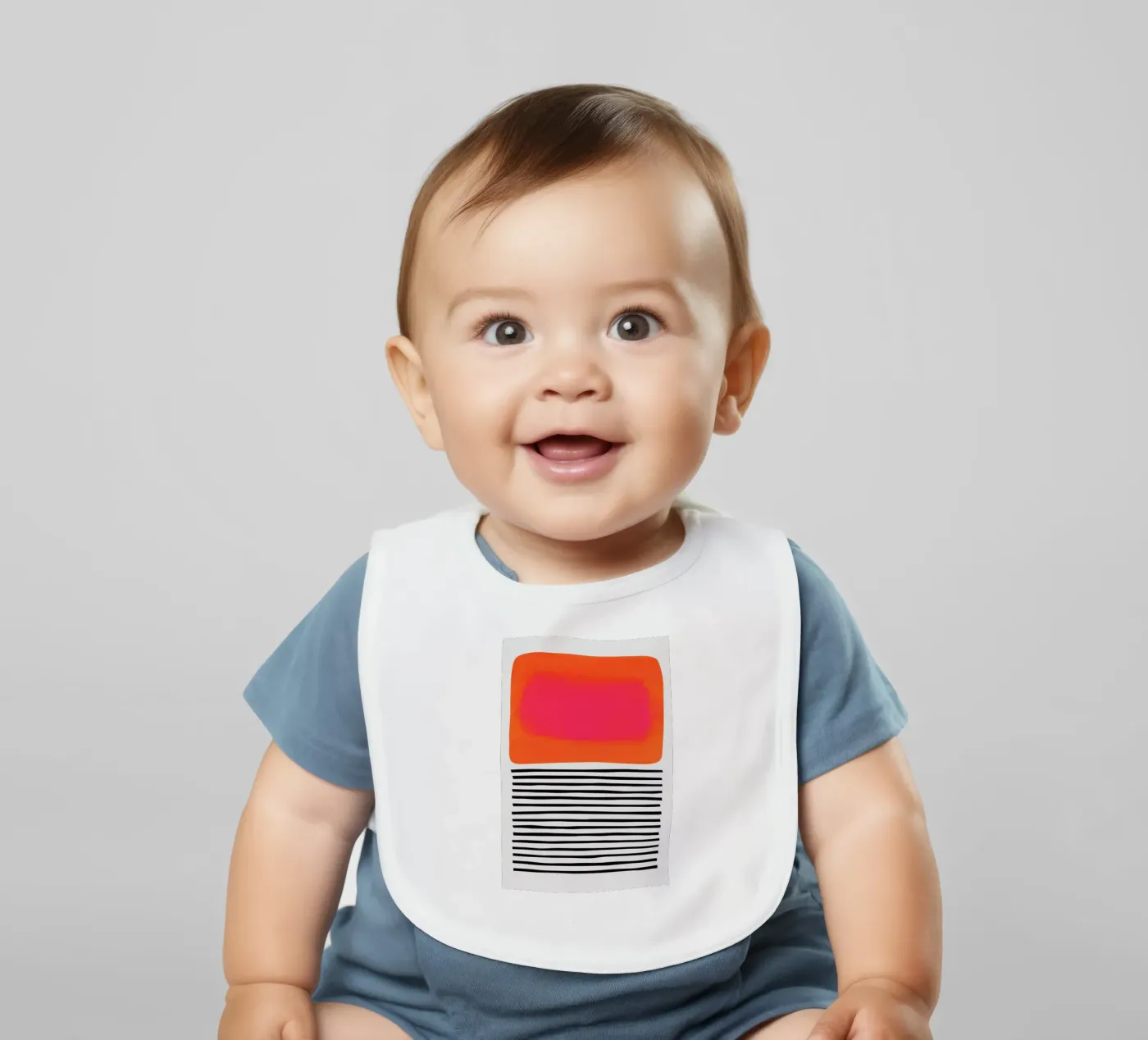 Sunset Ripples baby bib by Fox & Velvet