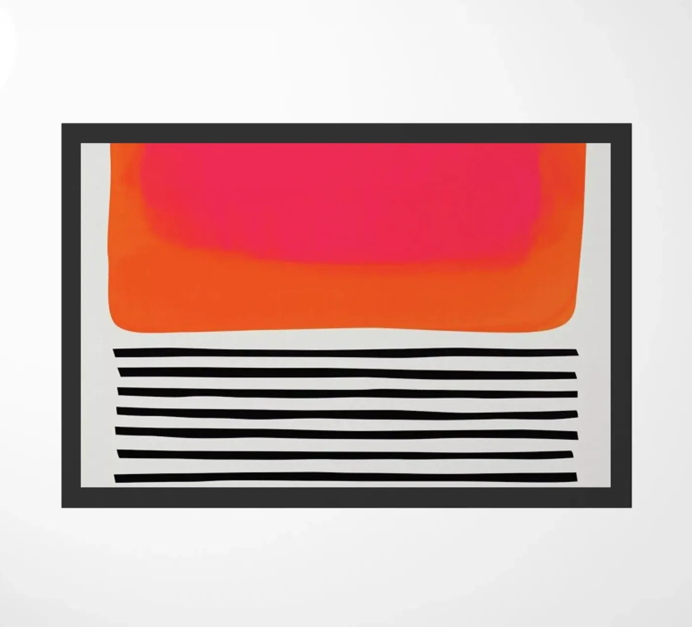 Sunset Ripples doormat by Fox & Velvet