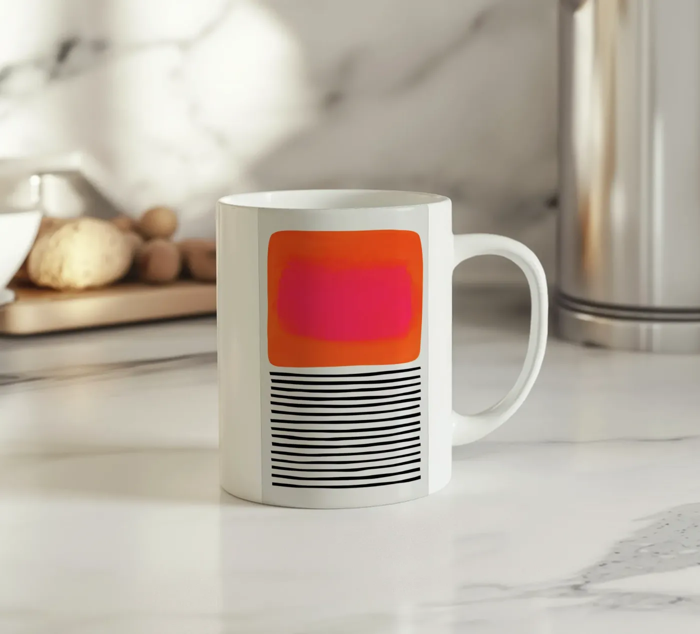 Sunset Ripples ceramic mug by Fox & Velvet