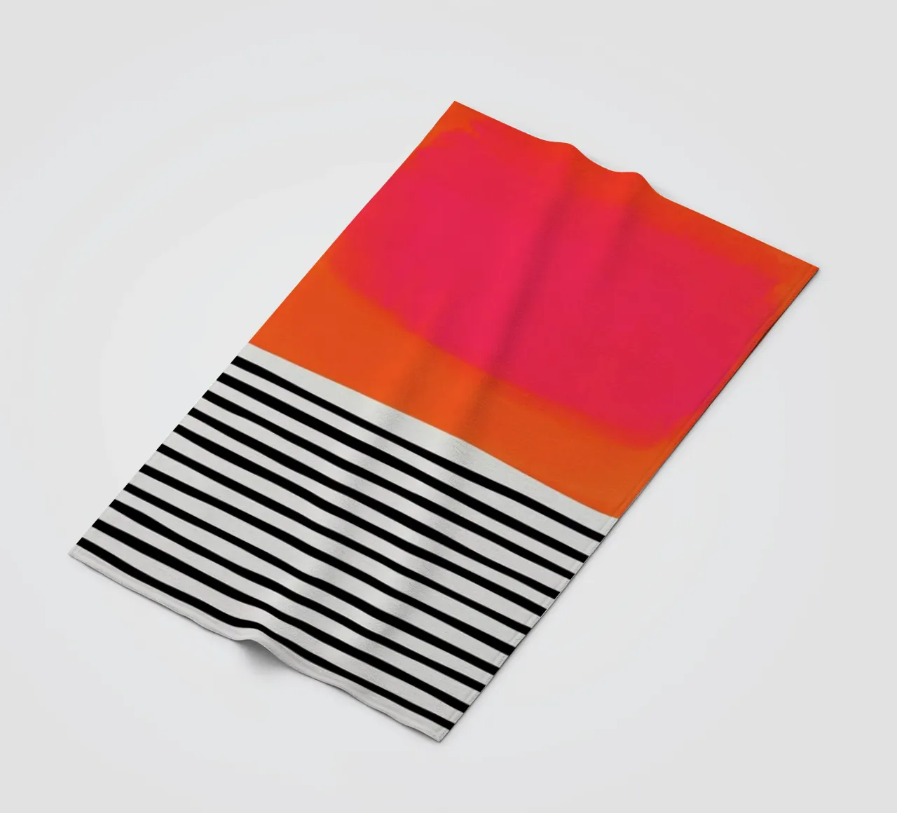 Sunset Ripples Fleecedecke von Fox & Velvet