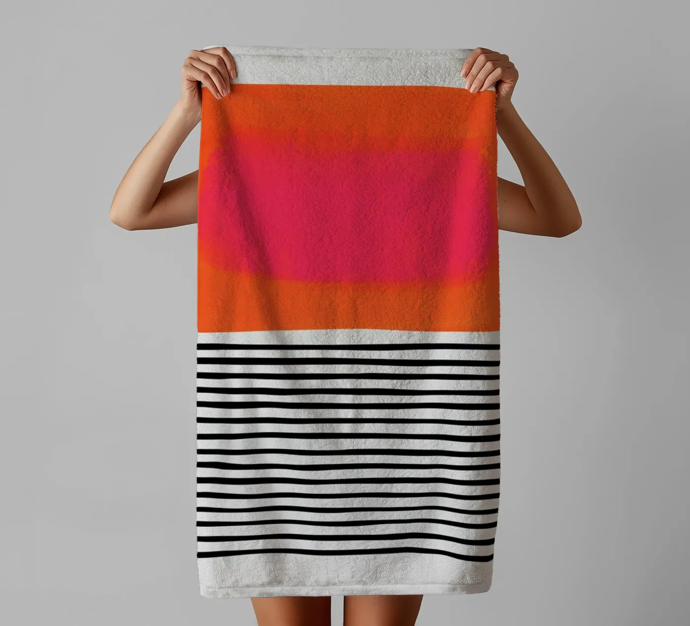 Sunset Ripples towel by Fox & Velvet