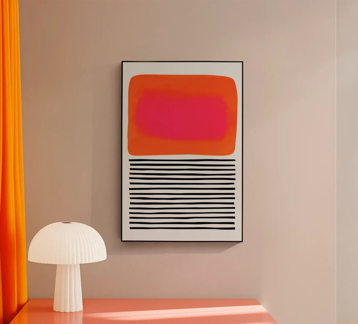 "Sunset Ripples" - Riassunto plexiglass da Fox & Velvet
