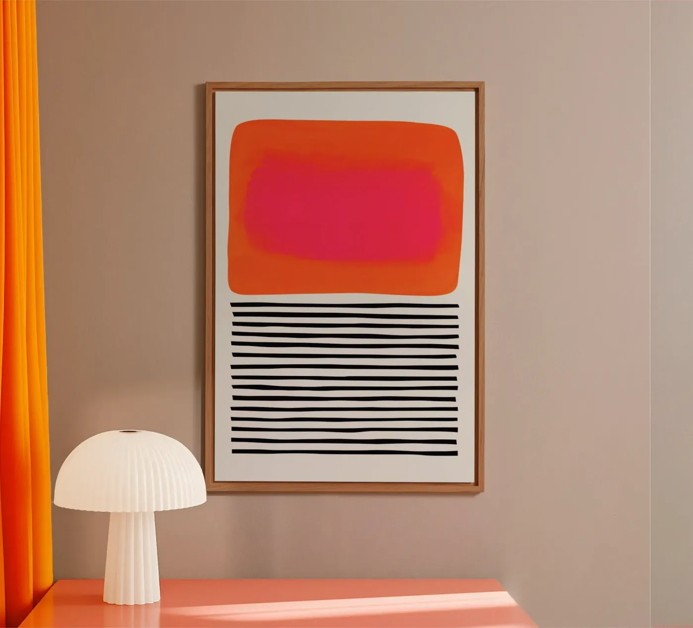 "Sunset Ripples" - Riassunto alluminio dibond da Fox & Velvet