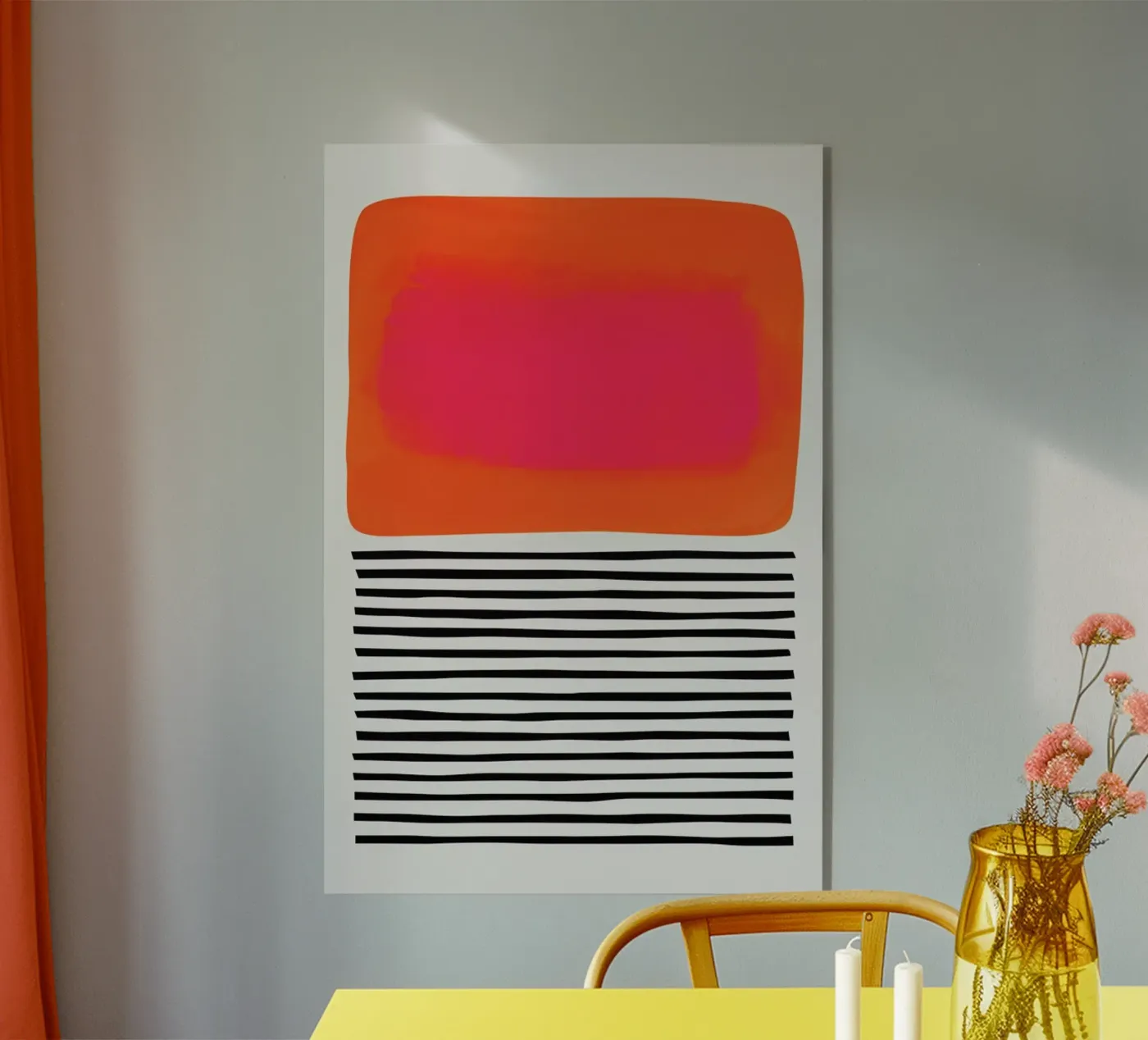 Sunset Ripples acryl van Fox & Velvet