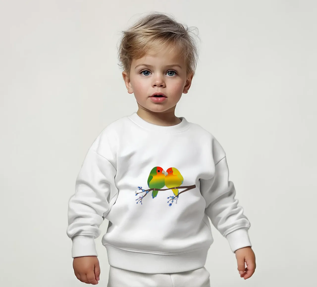 Due simpatici inseparabili a forma di uovo con la faccia da pesca felpa neonato da BwiseLizzy