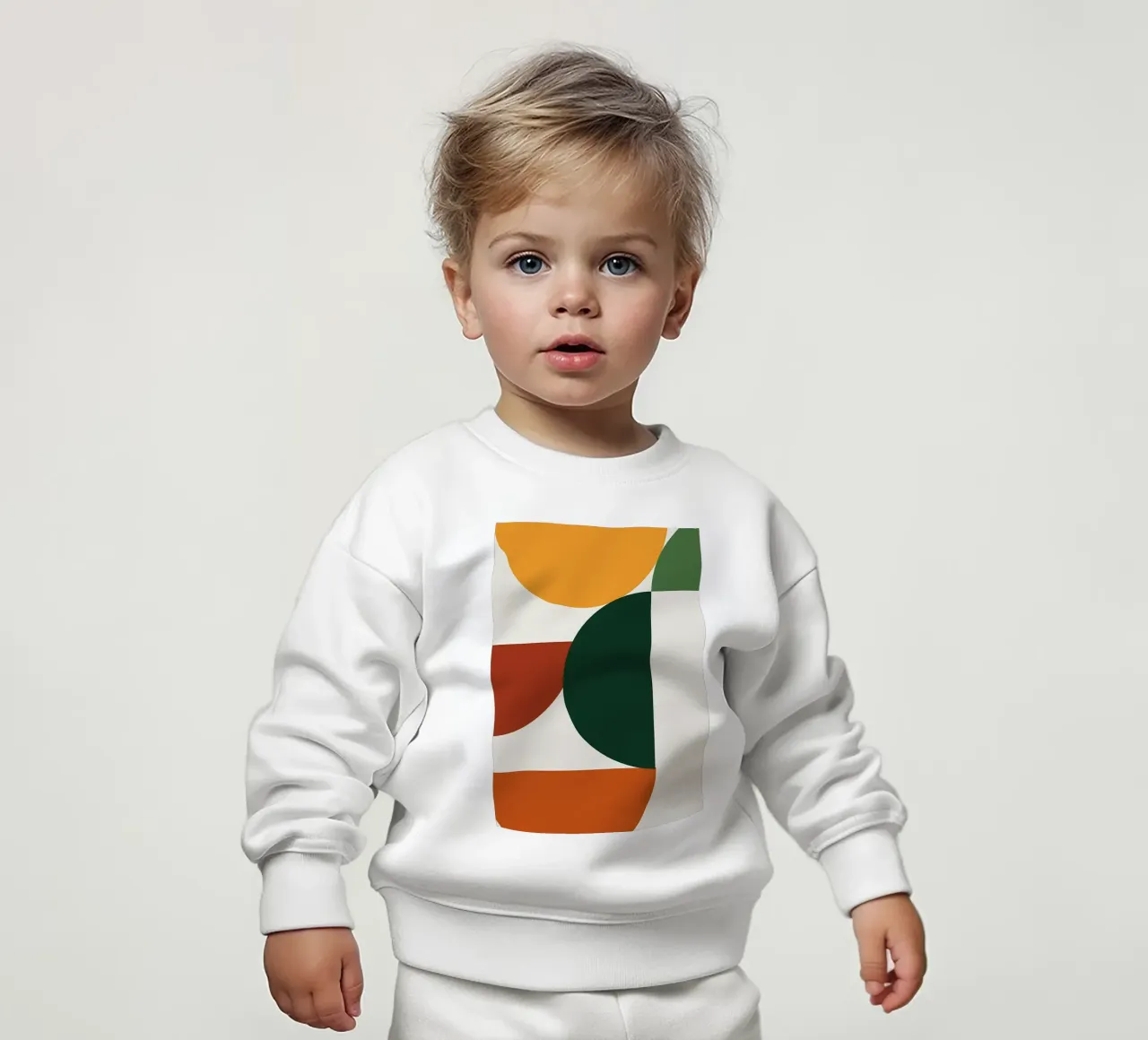 forme colore astratto felpa neonato da Yeadon