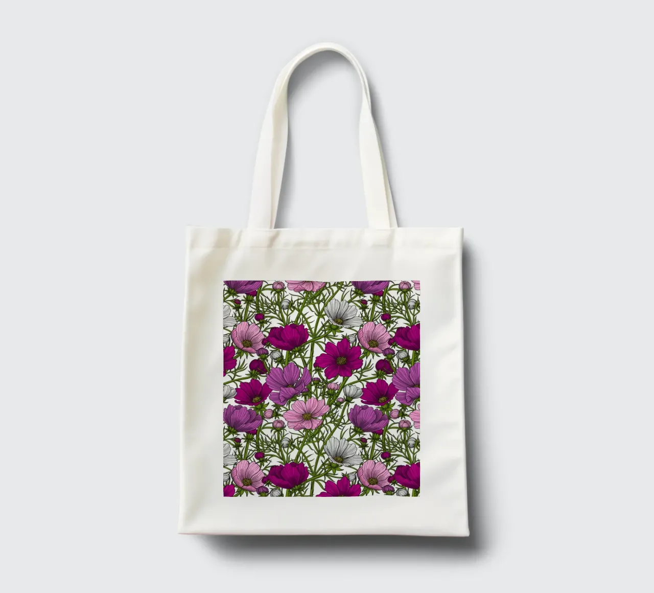 Miscela di fiori di cosmo borsa in juta da Painted Nature