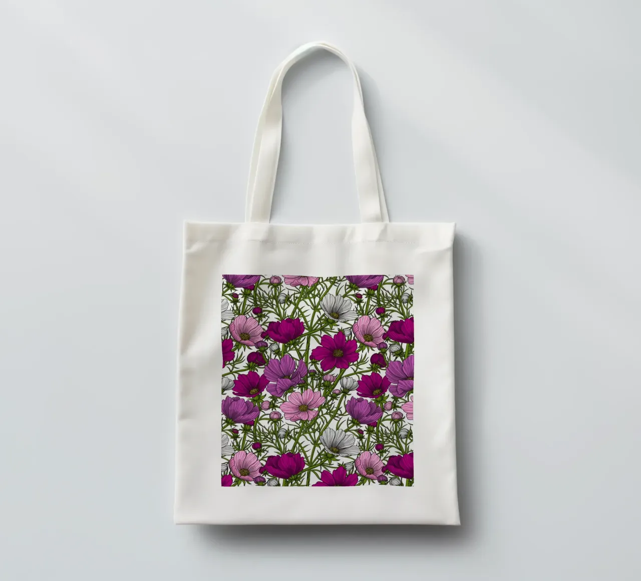 Miscela di fiori di cosmo borsa in juta da Painted Nature