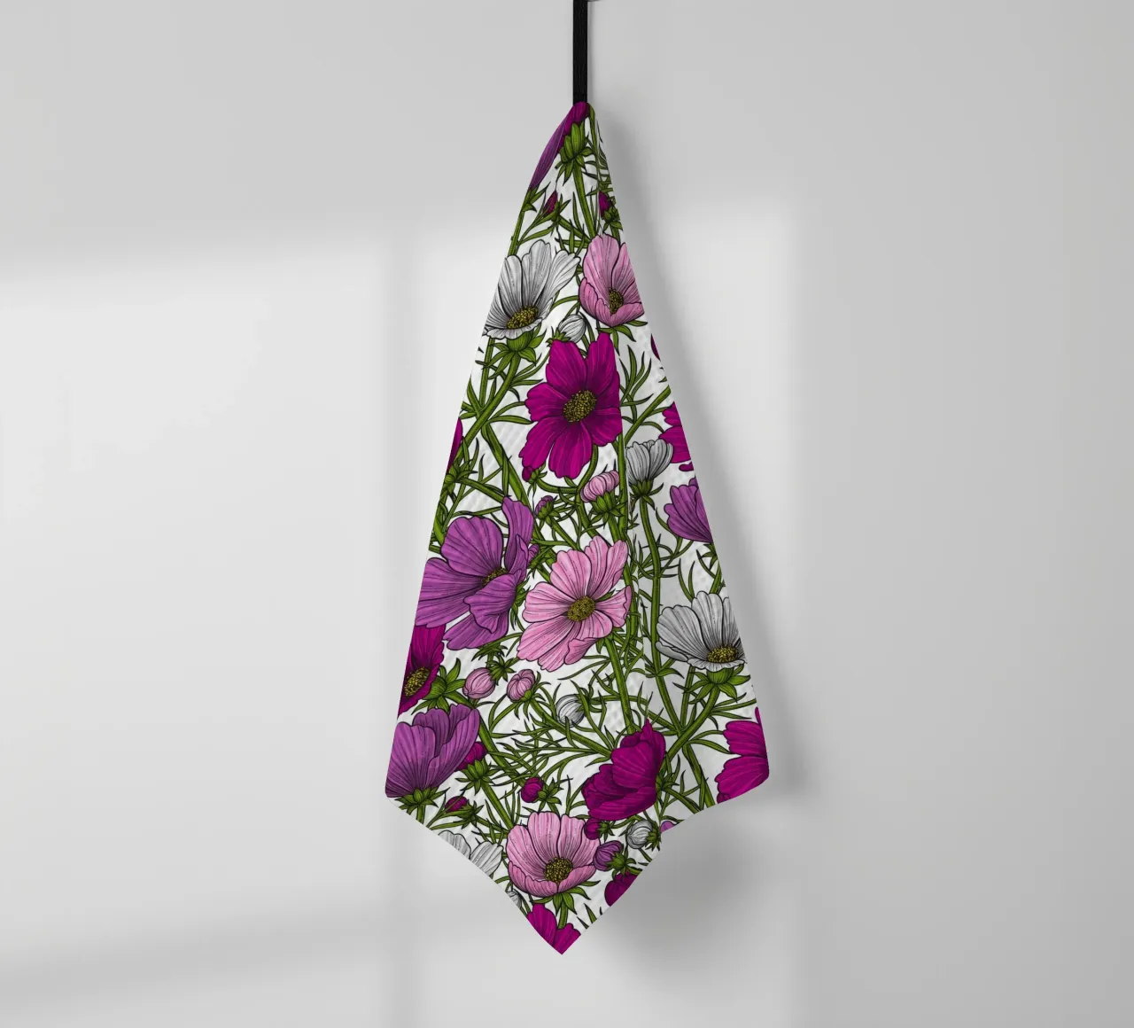 Miscela di fiori di cosmo canovaccio da cucina da Painted Nature